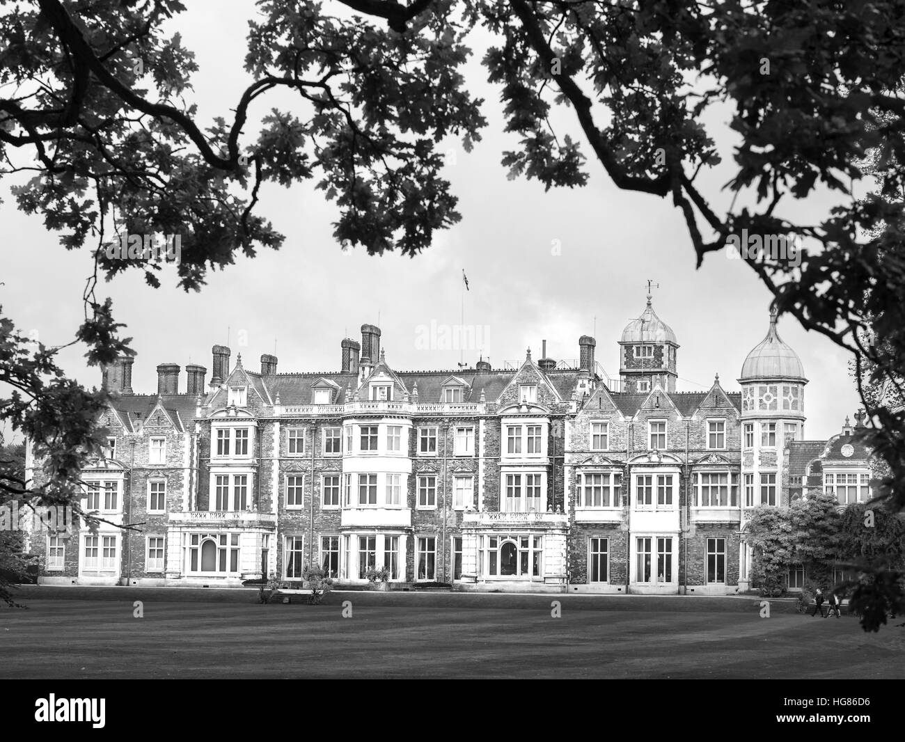Mansion in the grounds of the royal estate at Sandringham, Norfolk, England. Stock Photo