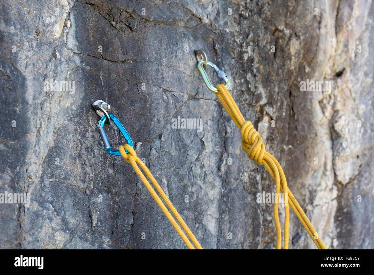 Rock Climbing Anchor High Resolution Stock Photography and Images Alamy