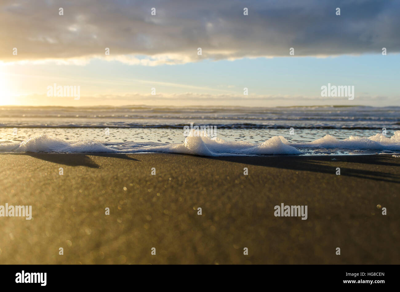 Close up beach waves motion hi-res stock photography and images - Alamy