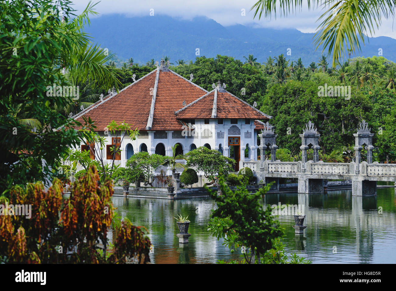 Taman ujung water palace Stock Photo - Alamy