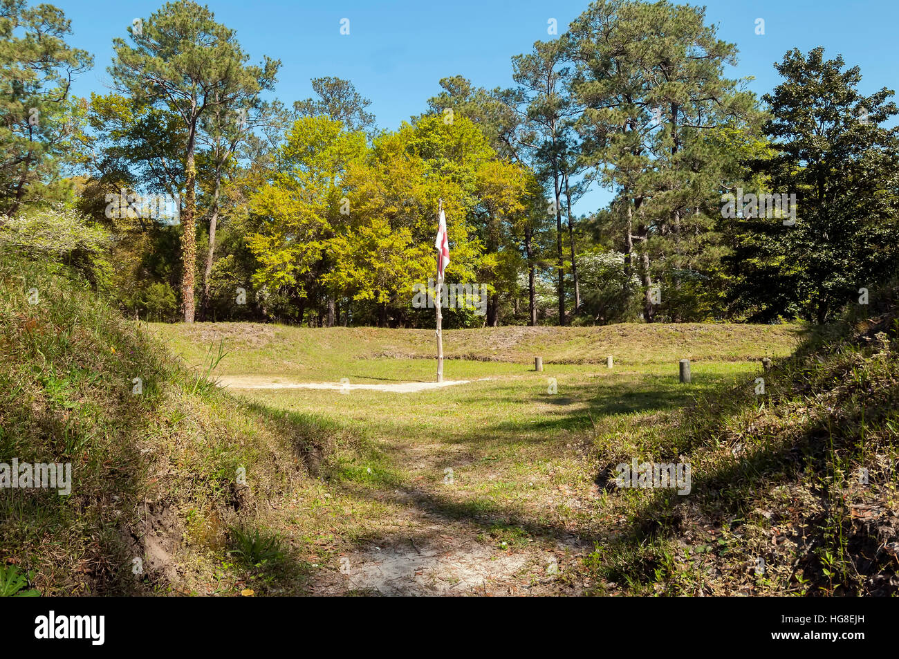 Fort Raleigh National Historic Site, Manteo, Roanoke Island, North Carolina Stock Photo