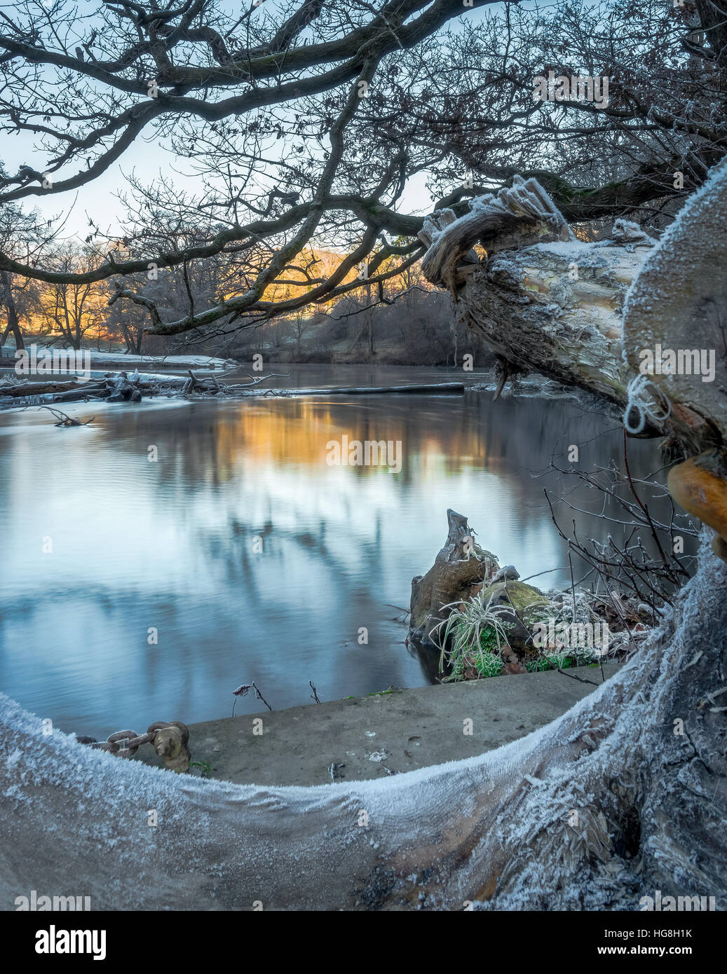 Horseshoe Falls, Llangollen, North Wales Stock Photo Alamy