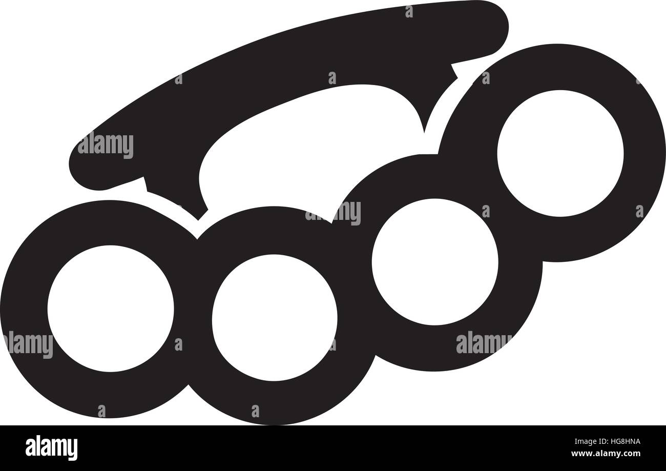 Brass knuckles symbol Stock Vector Image & Art Alamy