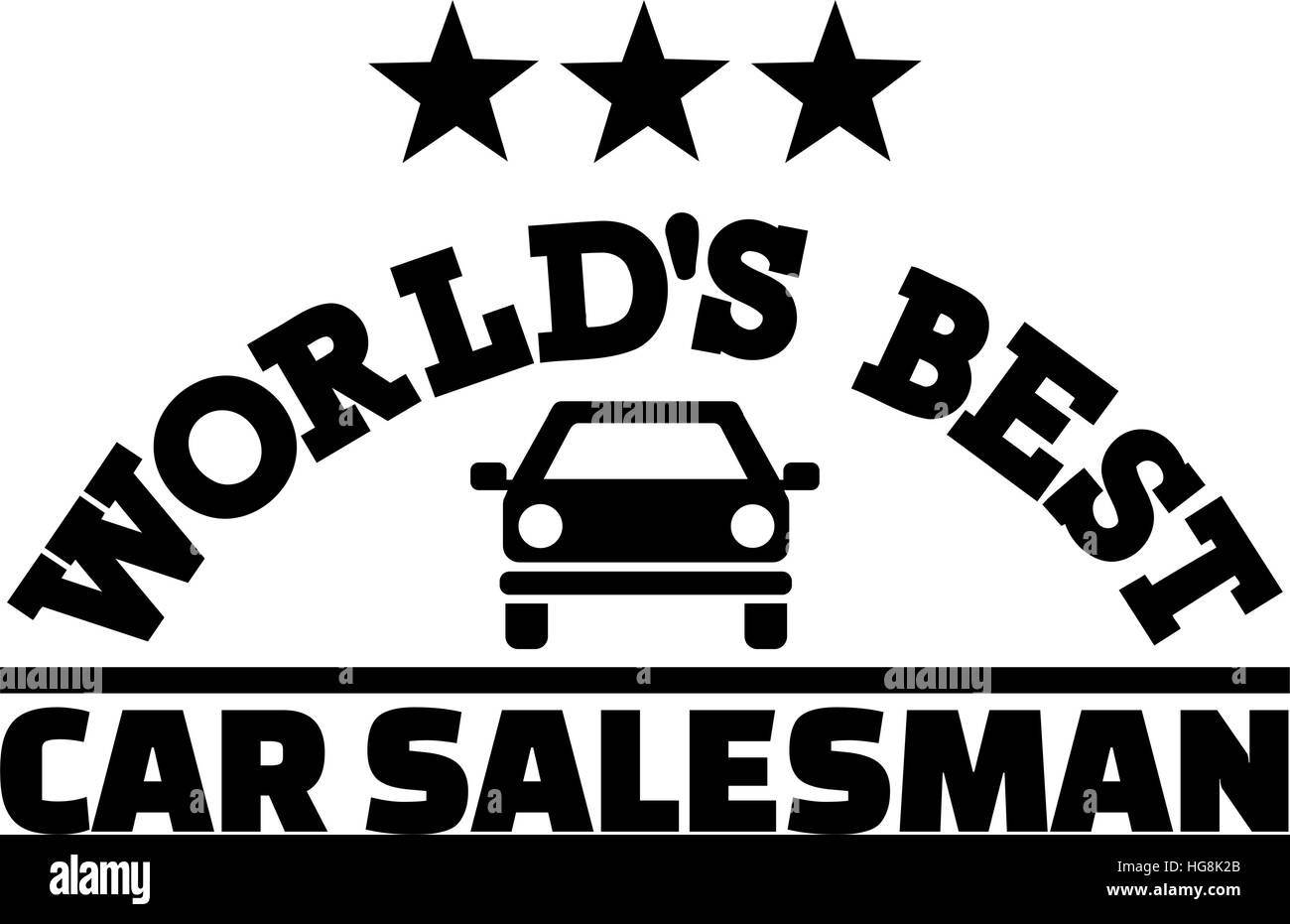 World's best car salesman Stock Vector Image & Art Alamy