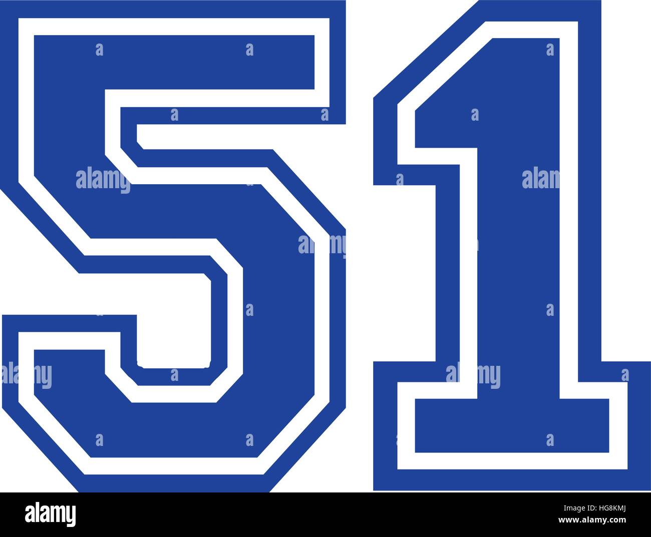 Number 51 Stock Vector Images Alamy Number 51 Stock Vector Images Alamy