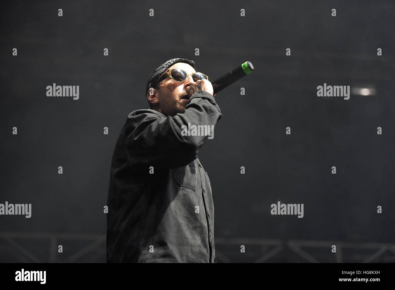 Napoli, Italy. 05th Jan, 2017. Luca Imperatore, better known as Luche ...