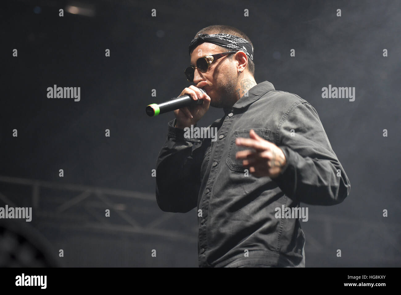 Napoli, Italy. 05th Jan, 2017. Luca Imperatore, better known as Luche ...