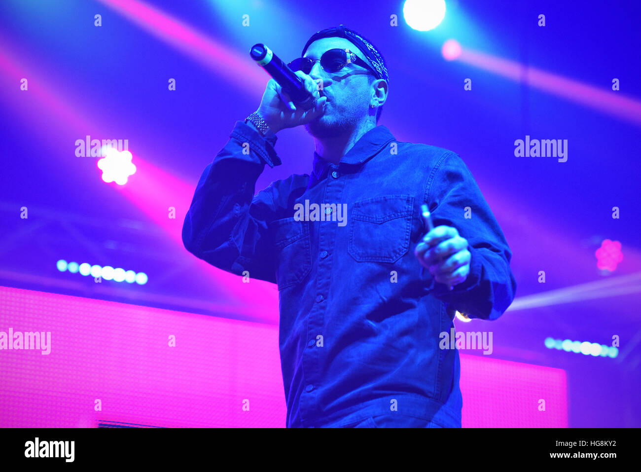 Napoli, Italy. 05th Jan, 2017. Luca Imperatore, better known as Luche ...