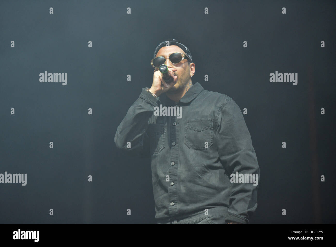 Napoli, Italy. 05th Jan, 2017. Luca Imperatore, better known as Luche ...