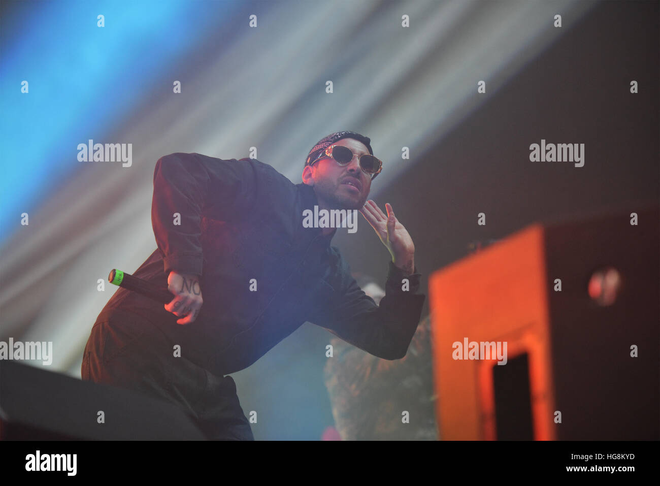 Napoli, Italy. 05th Jan, 2017. Luca Imperatore, better known as Luche ...