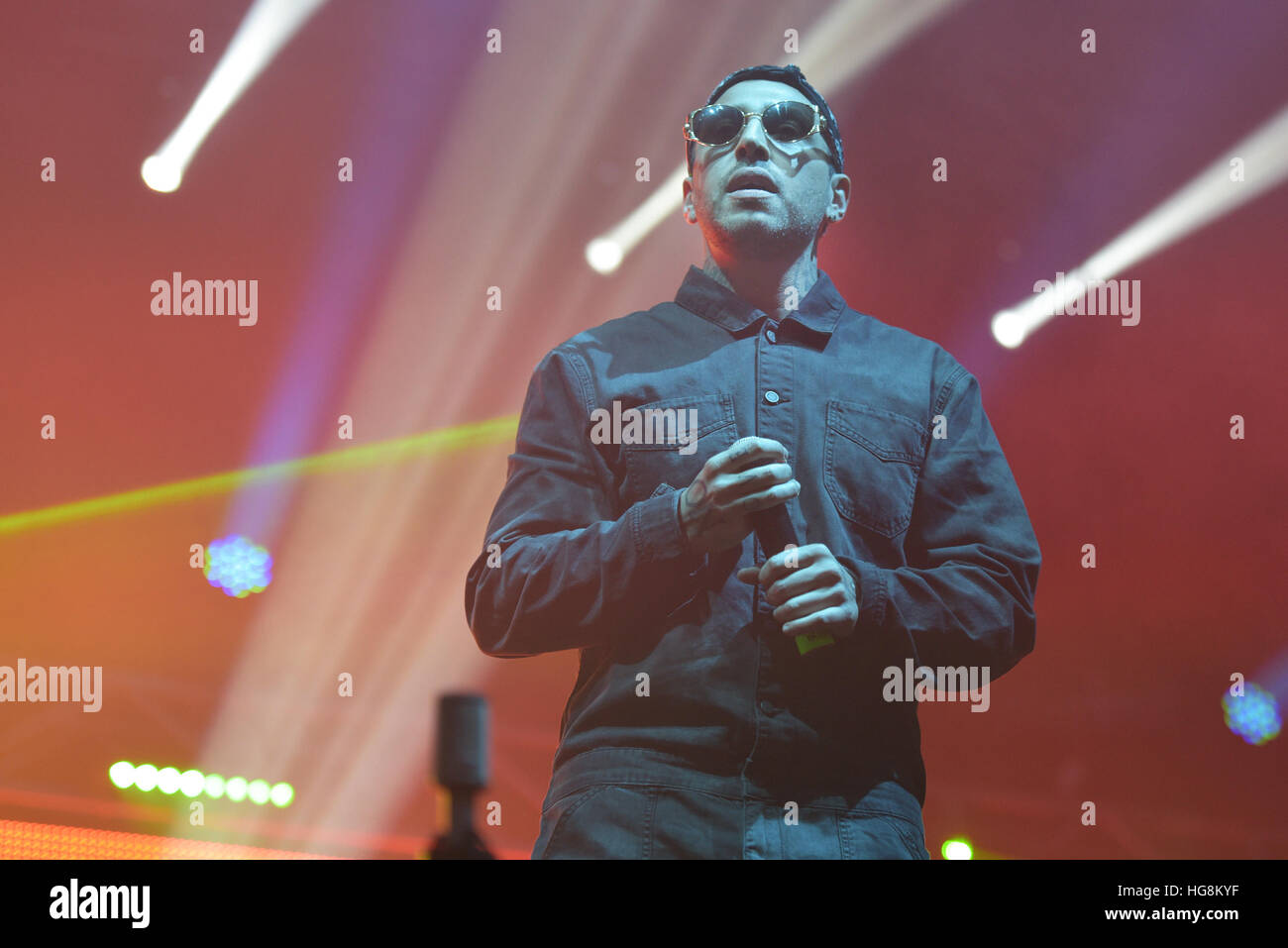 Napoli, Italy. 05th Jan, 2017. Luca Imperatore, better known as Luche ...