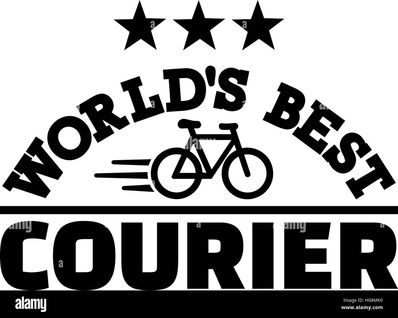 World s Best Courier Stock Vector Image Art Alamy