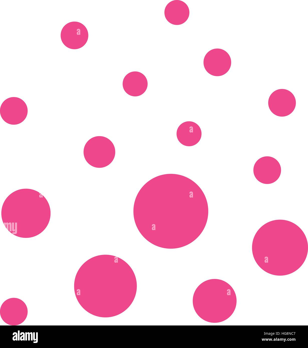 Pink polka dots Stock Vector Image & Art - Alamy
