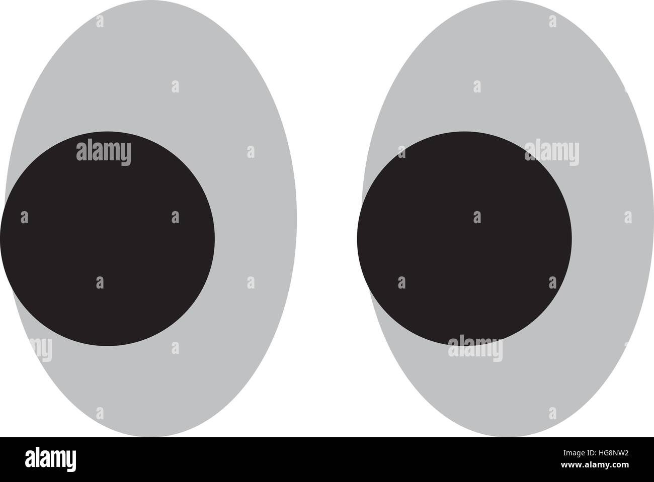 Eyes comic style looking to the left Stock Vector Image & Art Alamy
