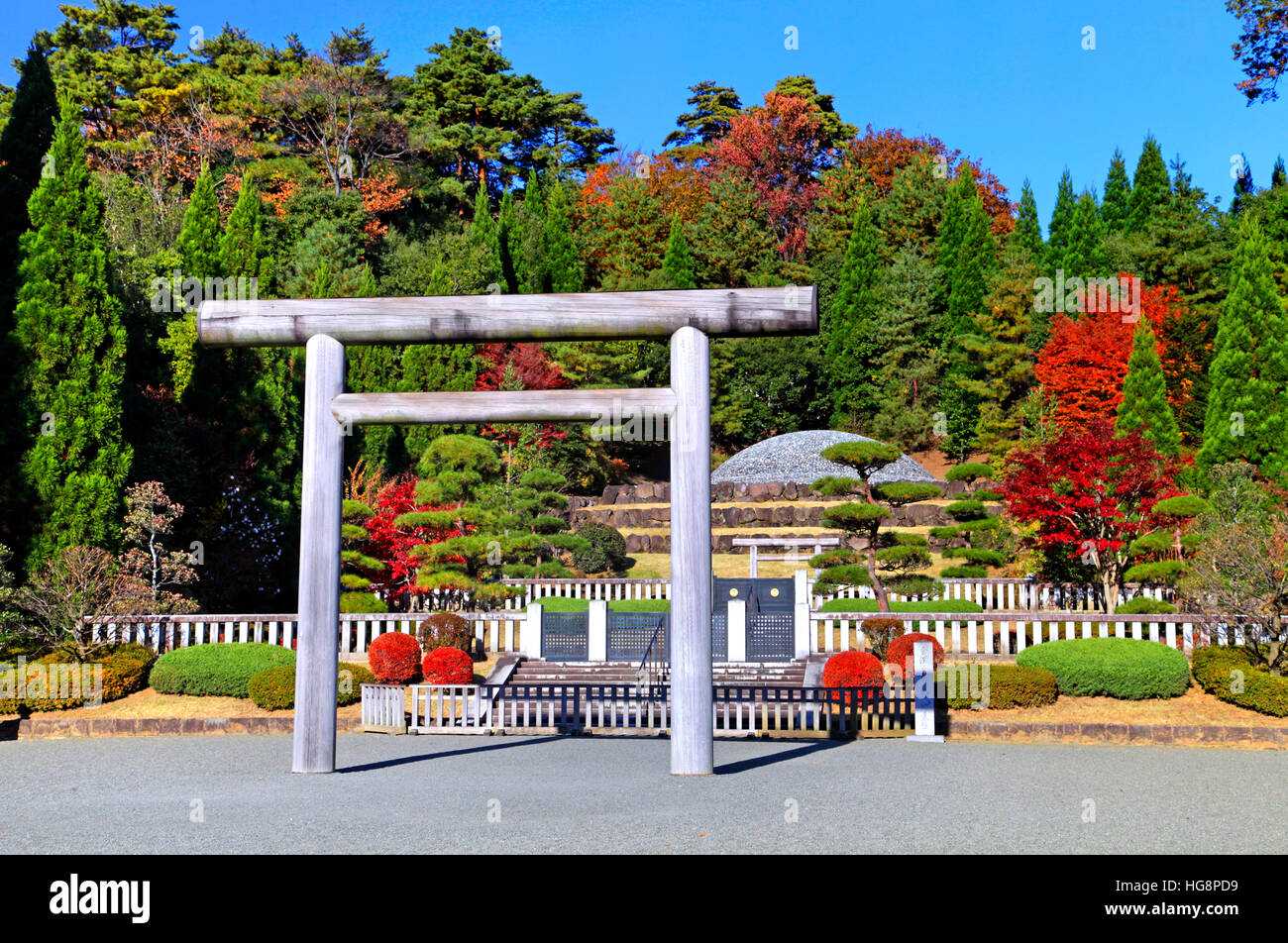 Musashi Imperial Graveyard Tokyo Japan Stock Photo - Alamy