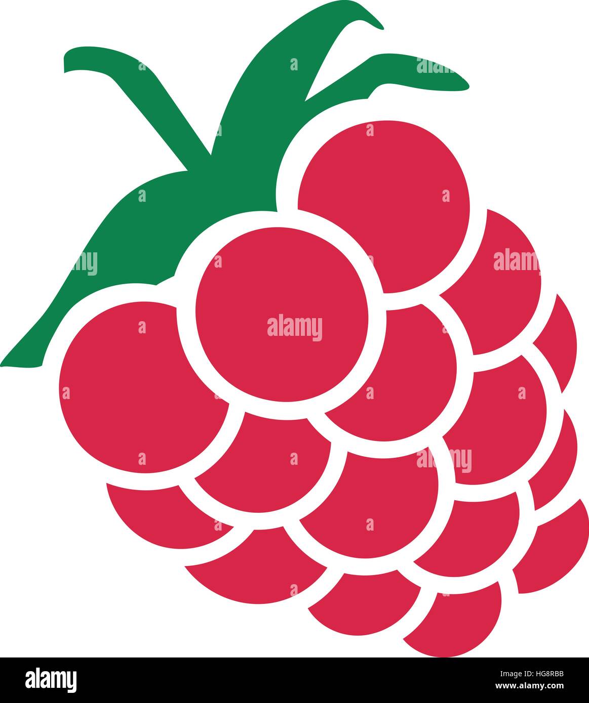 Red Raspberry Symbol Raspberry symbol Stock Vector Images - Alamy