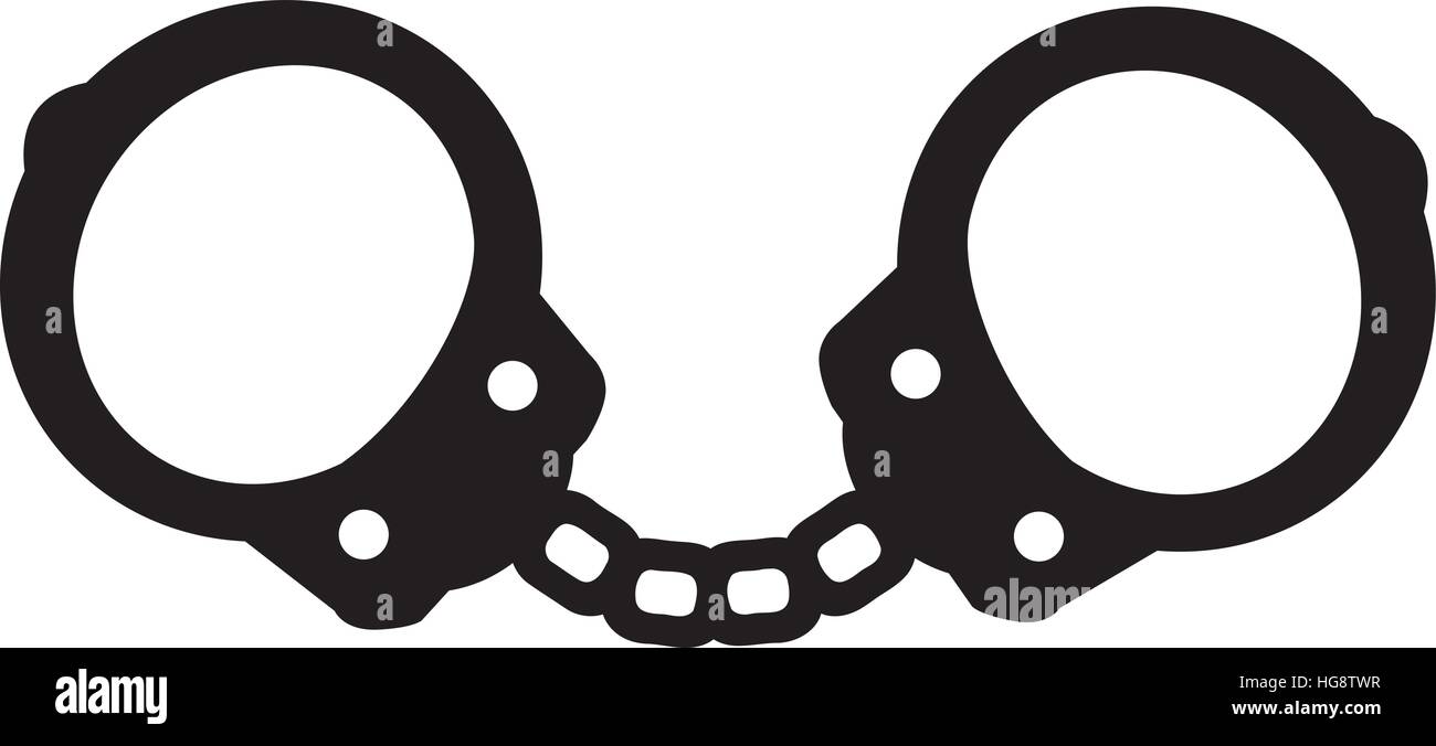 Hand cuffs icon Stock Vector Image & Art - Alamy
