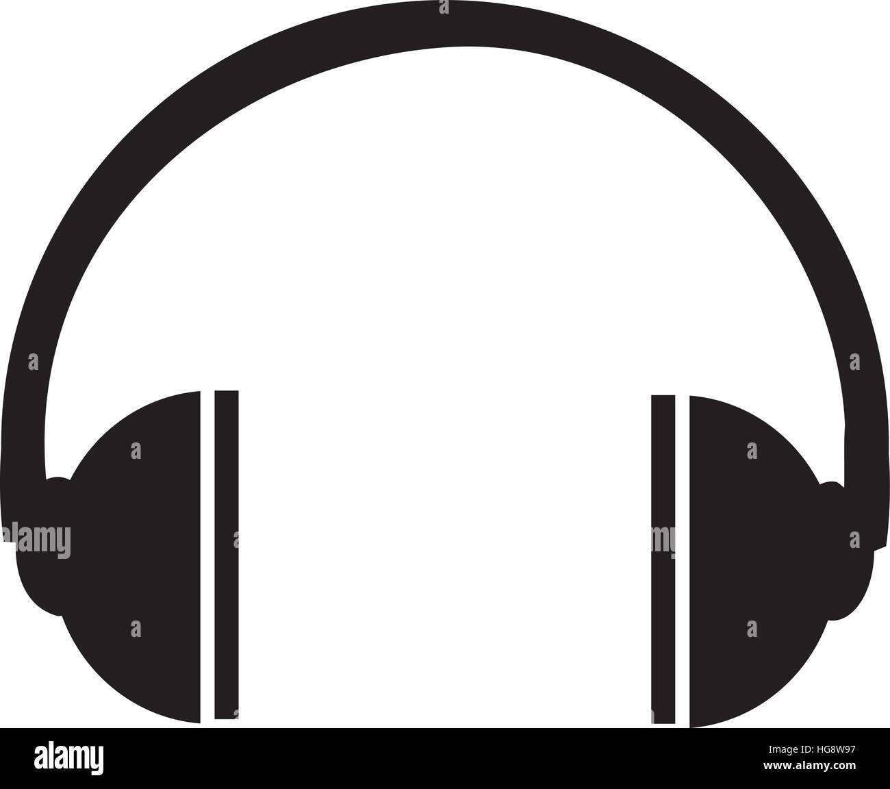 Headphone icon Stock Vector Images - Alamy