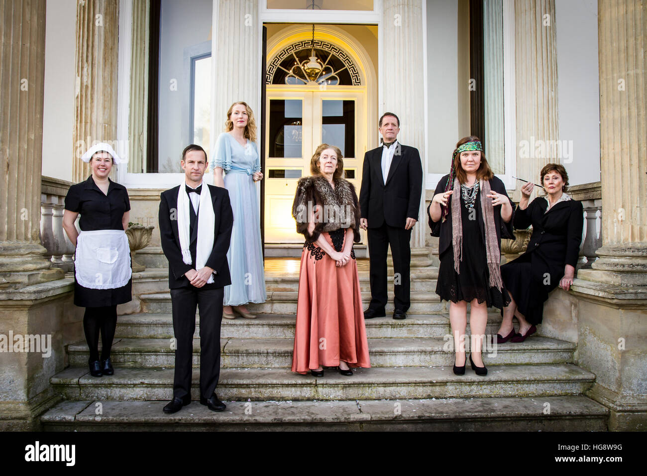 Lord and lady of the Manor Stock Photo Alamy