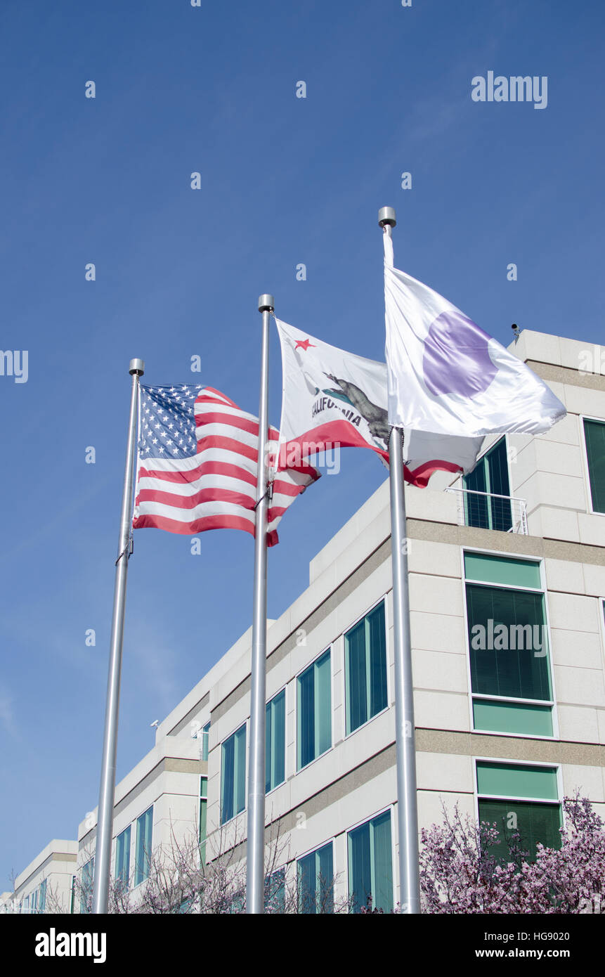 apple headquarter Stock Photo