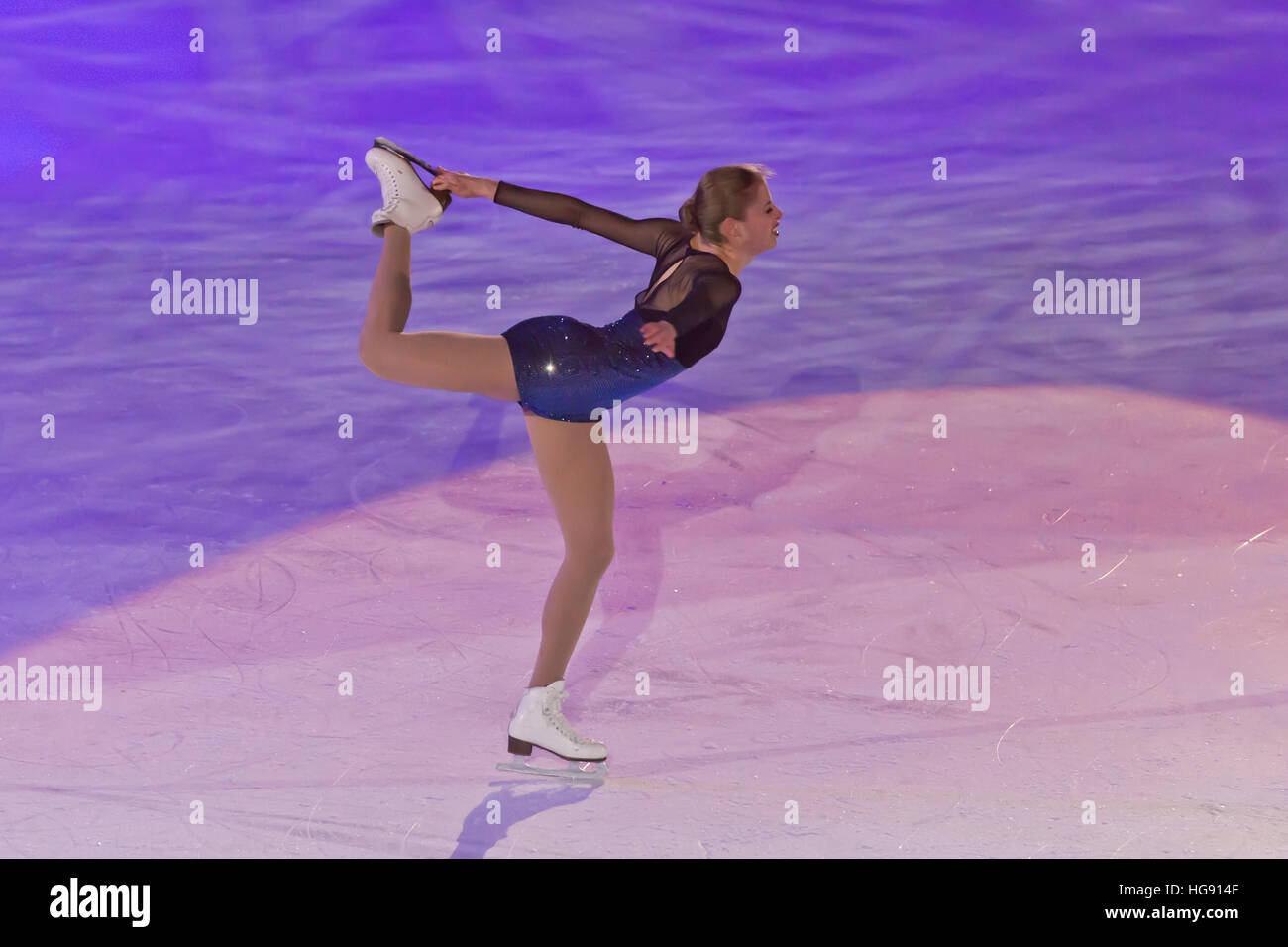 The Italian figure skating champion Carolina Kostner Stock Photo Alamy