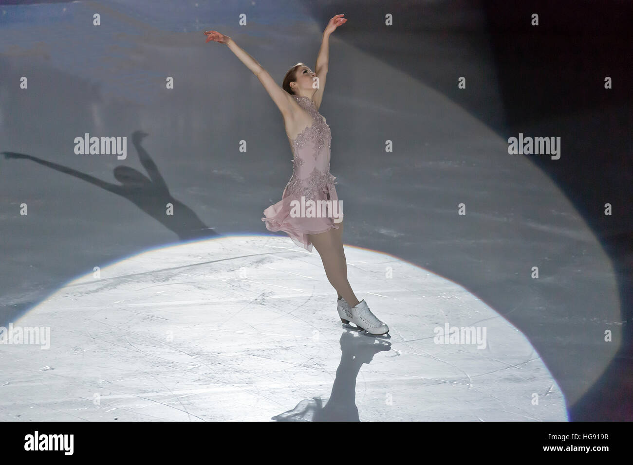 The Italian figure skating champion Carolina Kostner Stock Photo Alamy