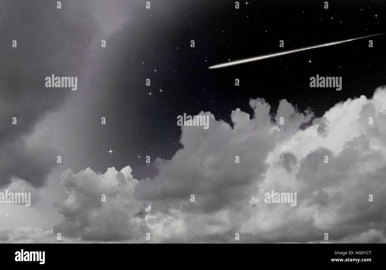 Shooting Star Clouds High Resolution Stock Photography and Images Alamy