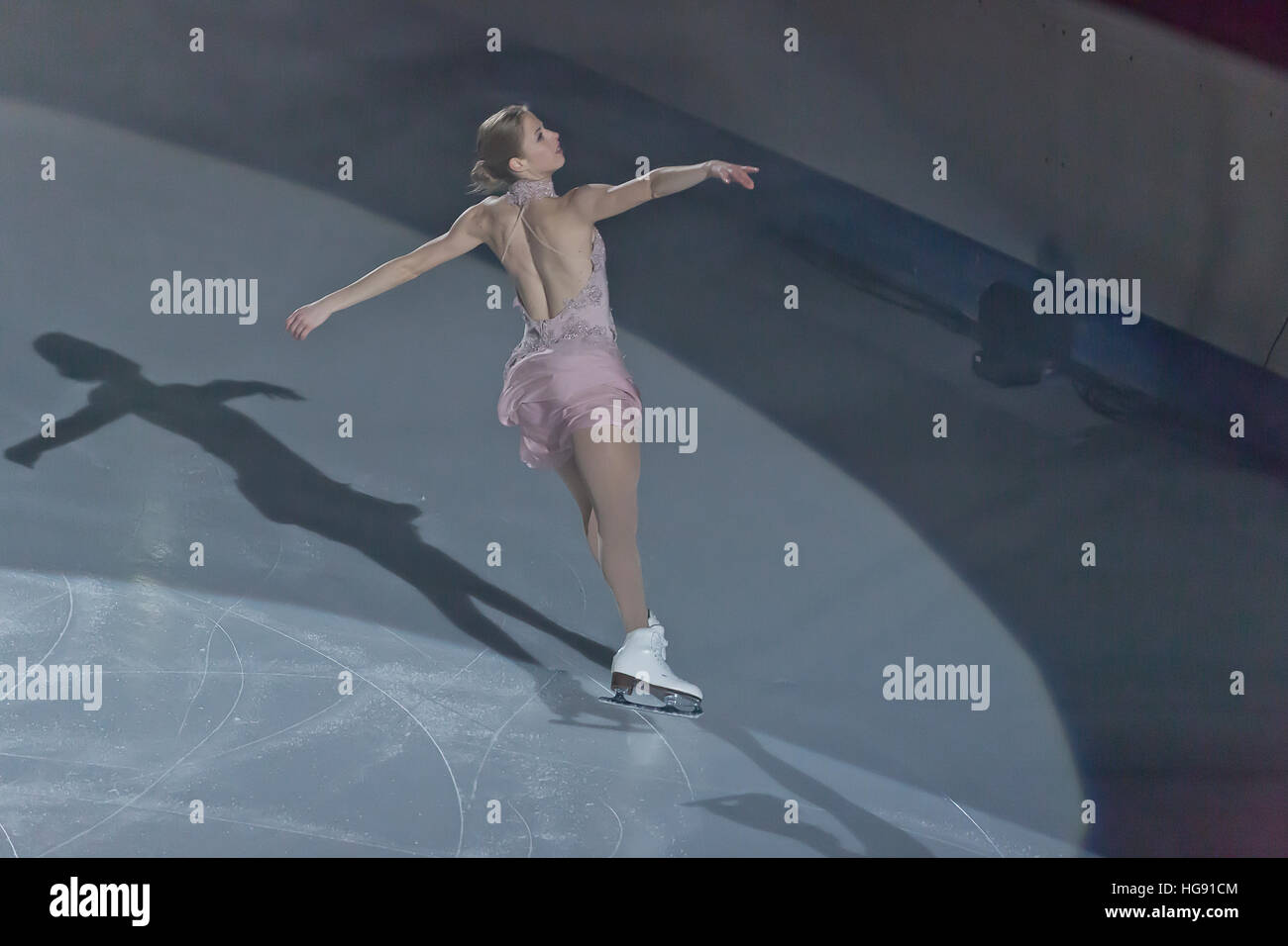 The Italian figure skating champion Carolina Kostner Stock Photo Alamy