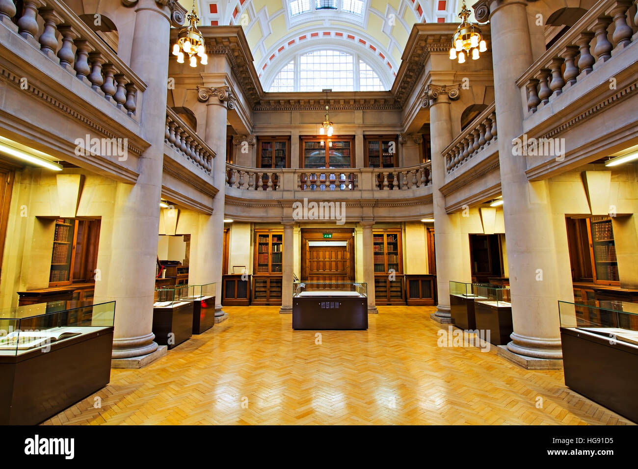 Hornby Library room inside Liverpool Central Library Stock Photo Alamy