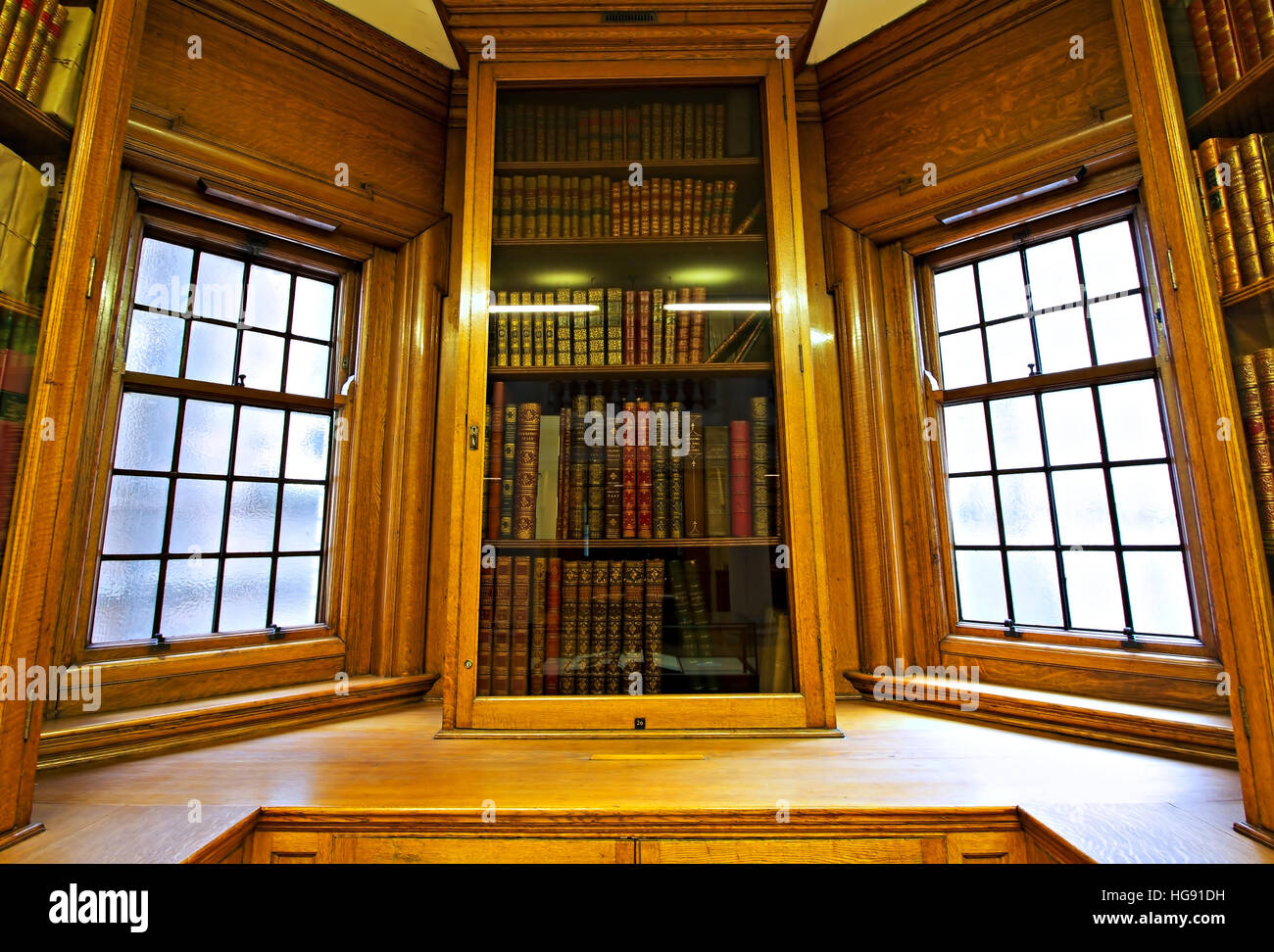 Hornby Library room inside Liverpool Central Library Stock Photo