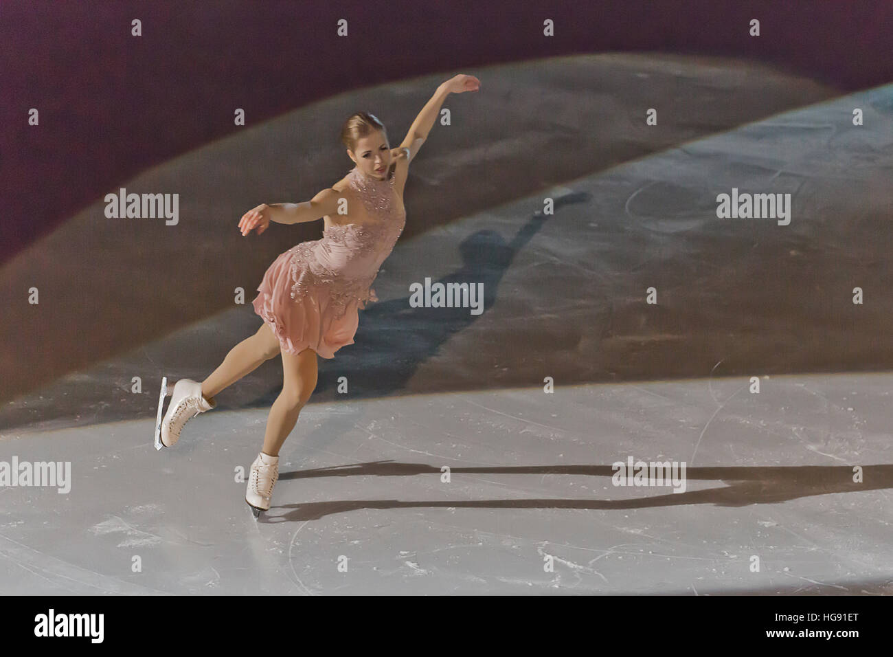 The Italian figure skating champion Carolina Kostner Stock Photo Alamy