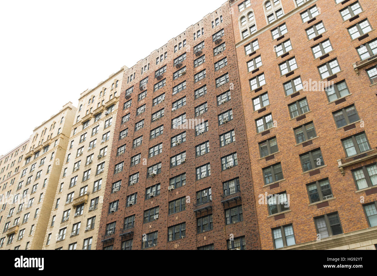 typical new york apartment buildings in lower manhattan Stock Photo Alamy