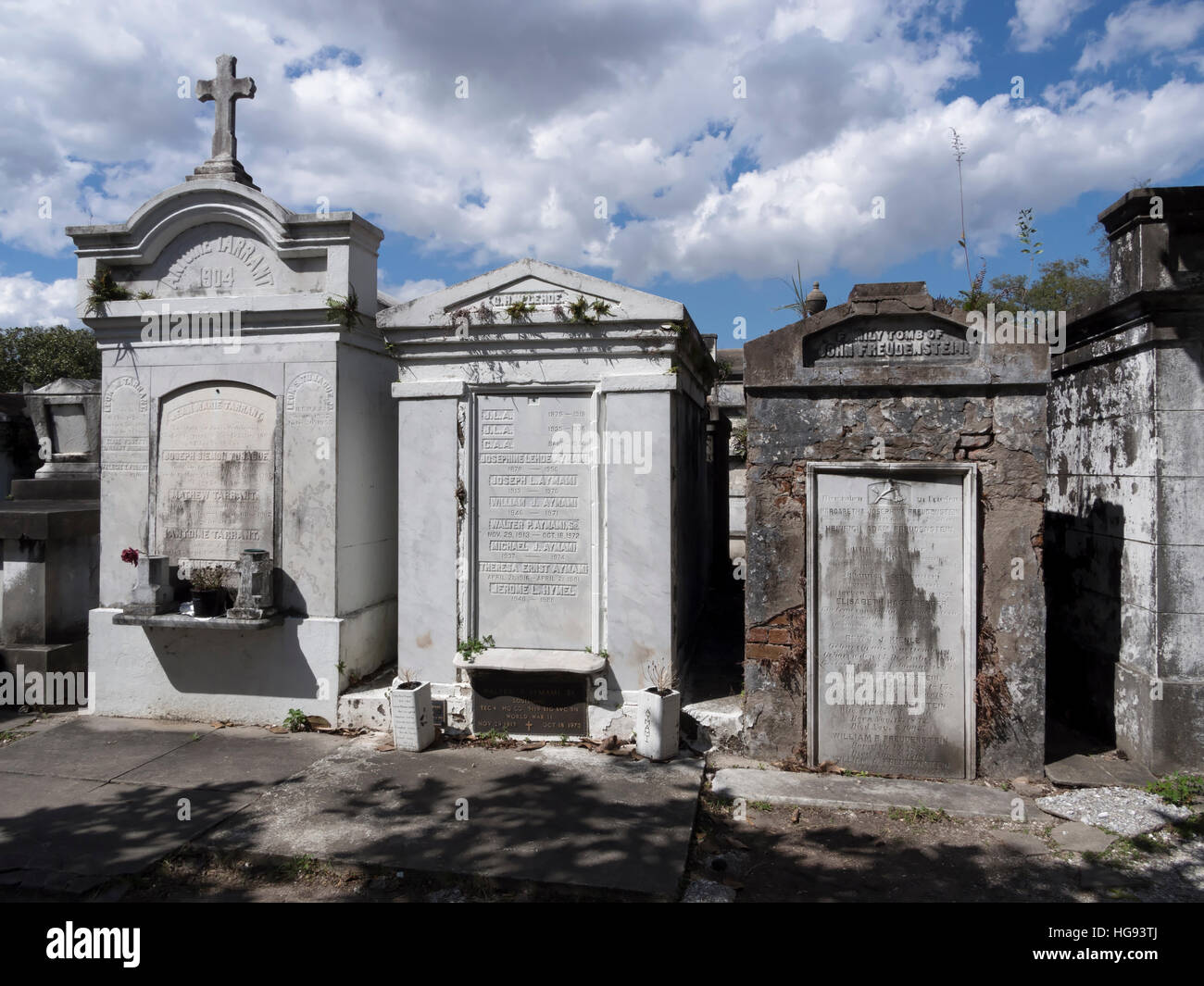 Lafayette Cemetery No. 1, Garden District, New Orleans Stock Photo