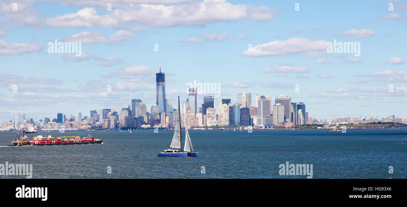 Panorama of Manhattan, New York City, United States Stock Photo - Alamy