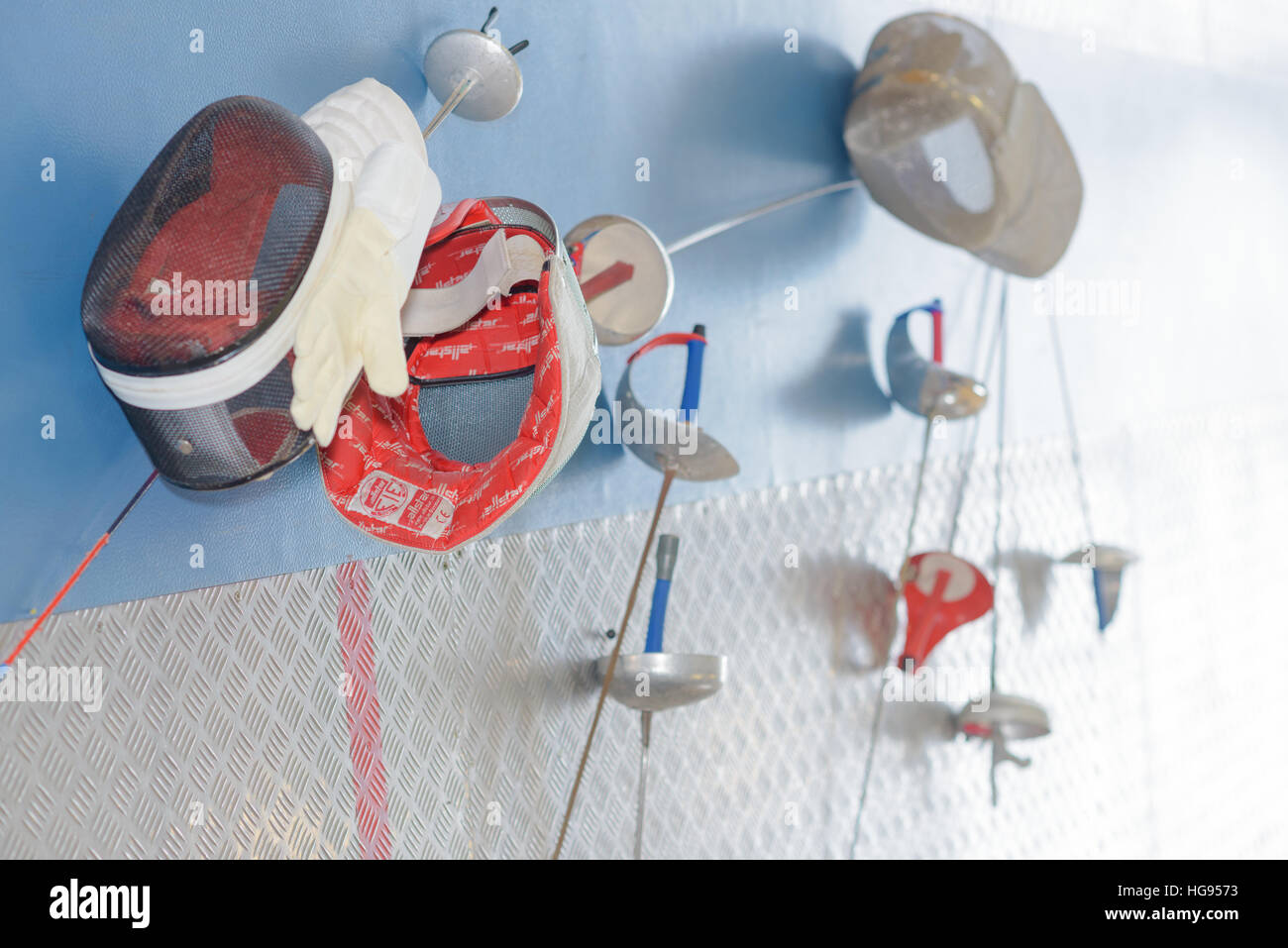 Fencing equipment hires stock photography and images Alamy