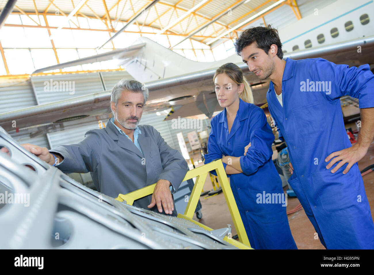 analyzing the parts Stock Photo