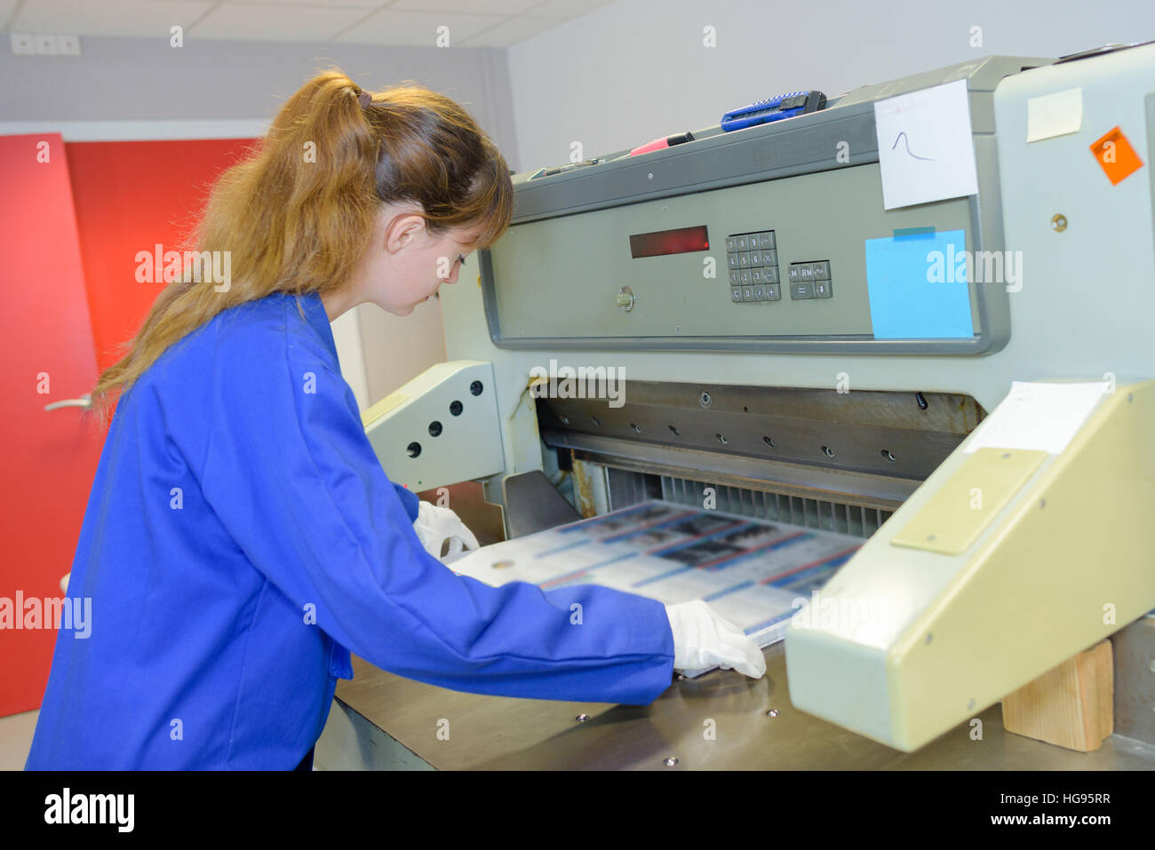 Newspaper worker printing press hires stock photography and images Alamy