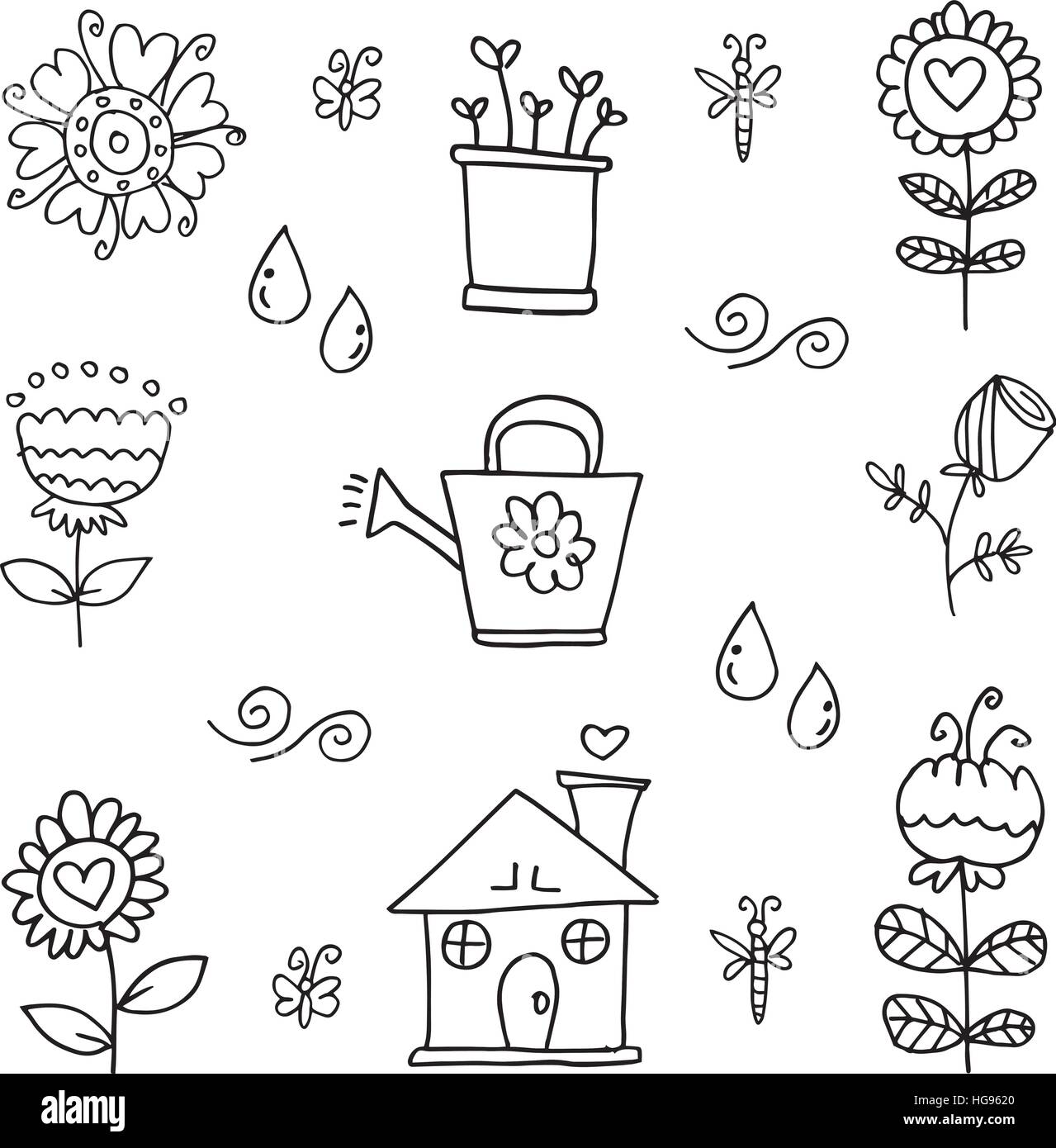 Spring Season Pictures To Draw