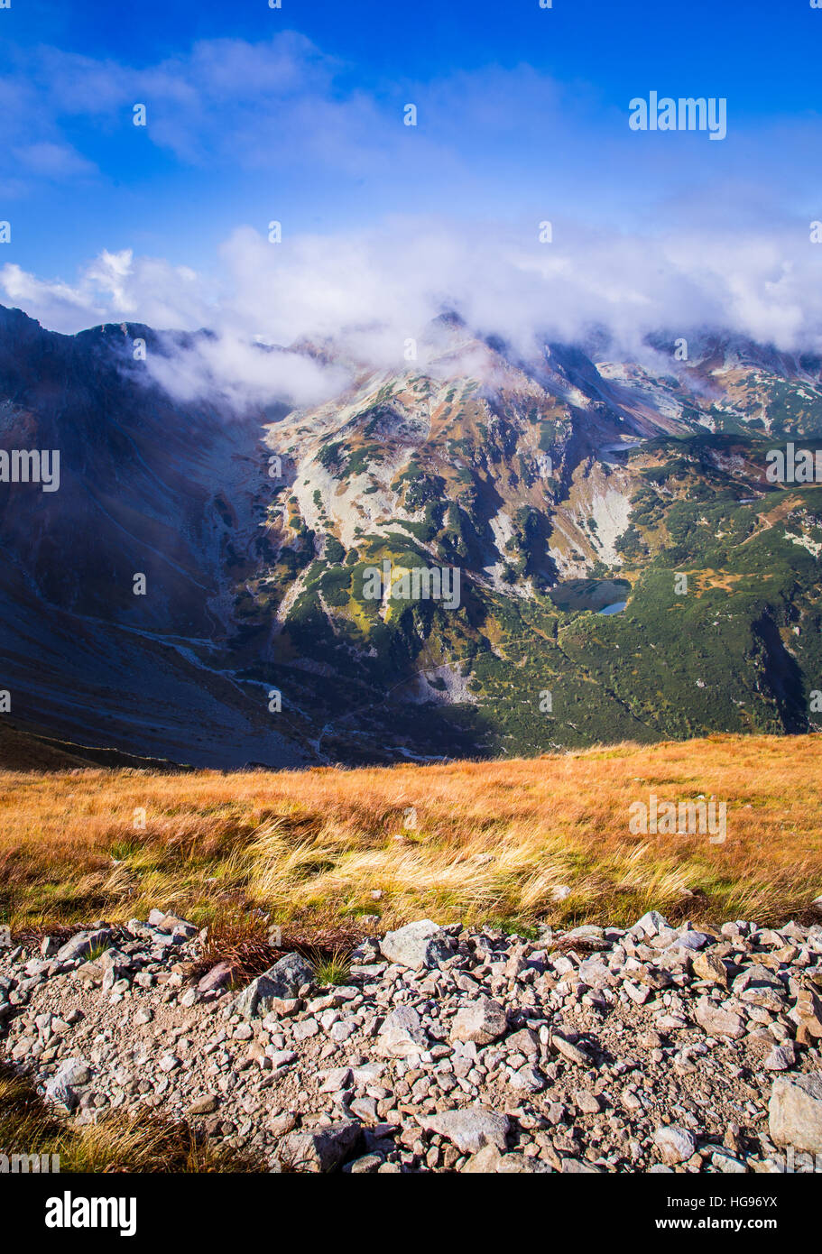 A beautiful mountain landscape above tree line Stock Photo - Alamy