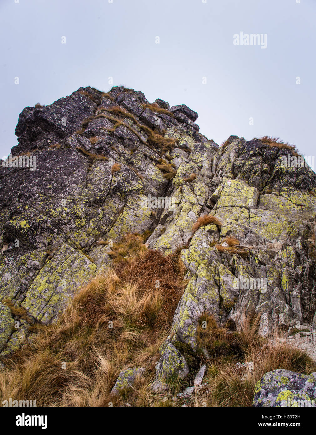 A beautiful mountain landscape above tree line Stock Photo - Alamy