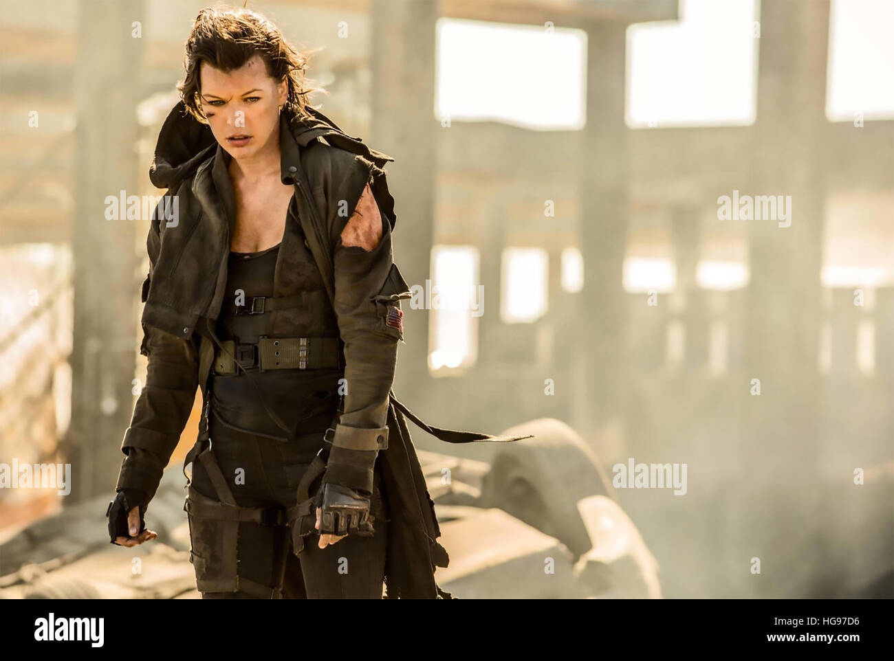 RESIDENT EVIL: THE FINAL CHAPTER 2016 Screen Gems film with Milla Jovovich Stock Photo