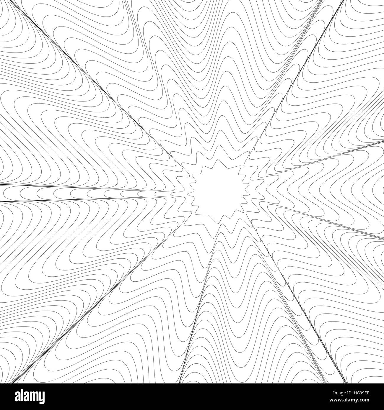Pattern Rdiating Background Radiating wavy, distorted lines. Concentric pattern, background Stock ...