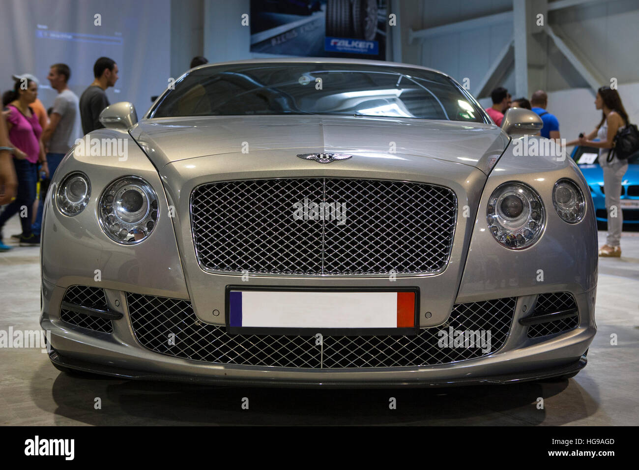 Car tuning show, front view Stock Photo Alamy