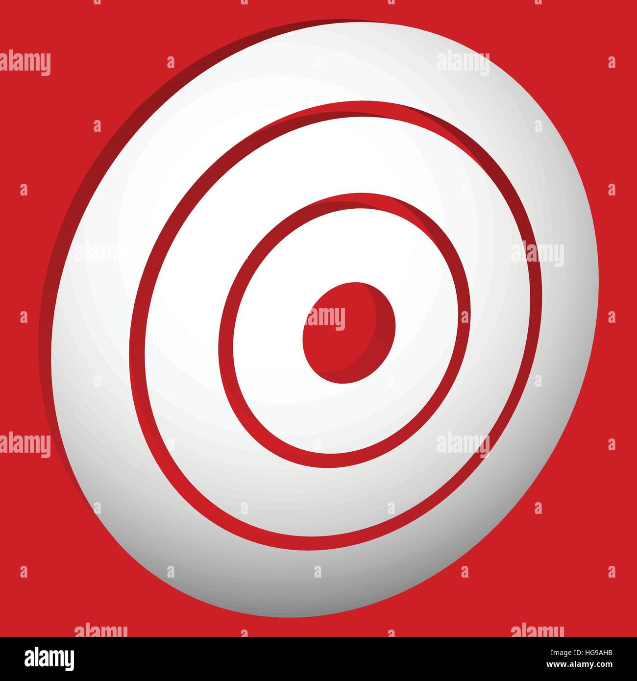 Target mark (bullseye) / Concentric circles, rings icon Stock Vector ...