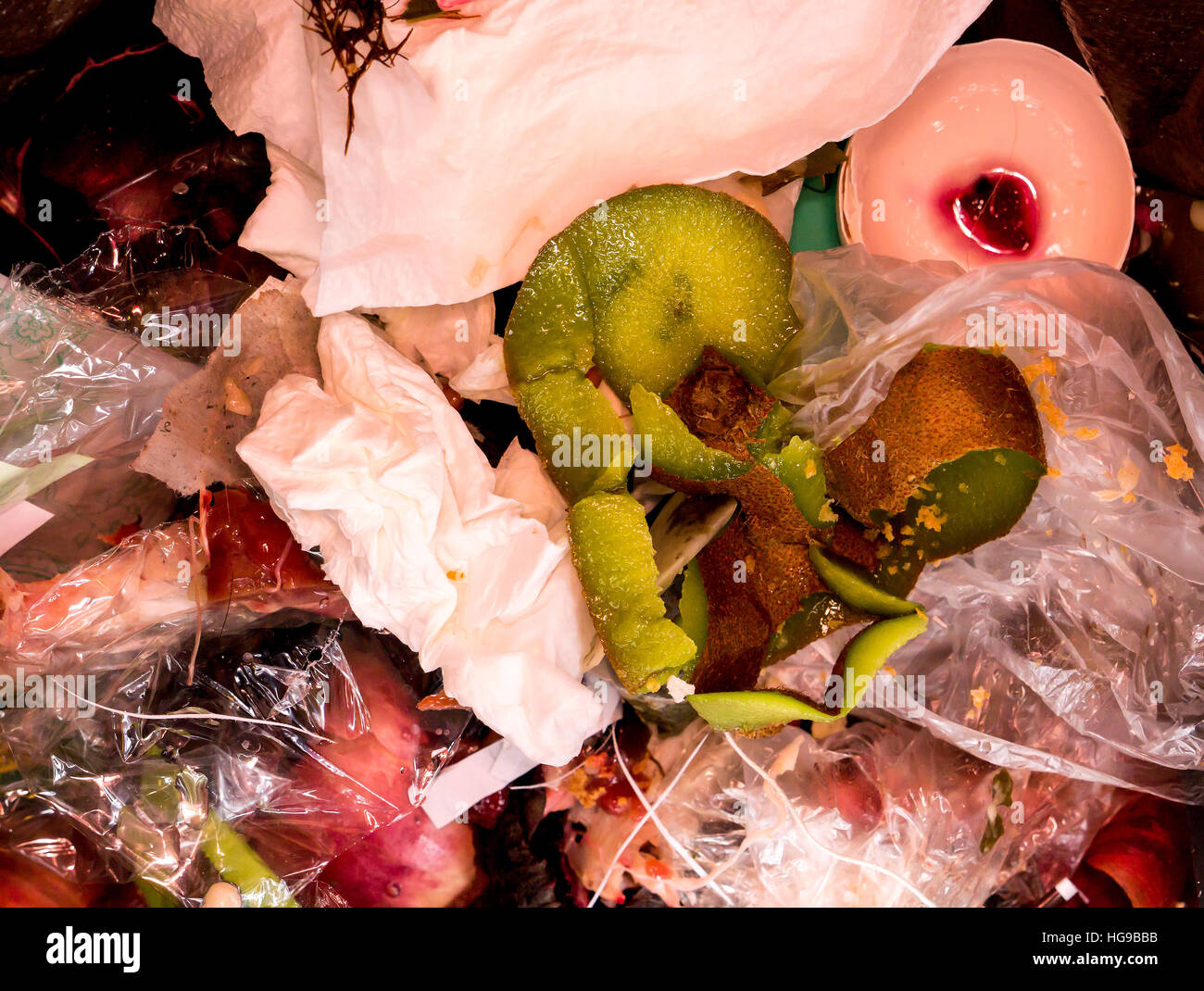 The food garbage texture and objects Stock Photo - Alamy
