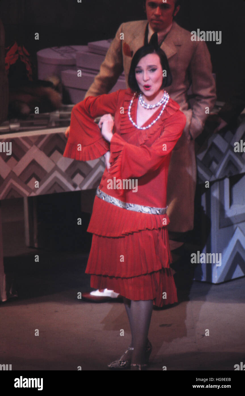Helen Gallagher, during a dress rehearsal for the 1971 production of No, No, Stock Photo Helen Gallagher, during a dress rehearsal for the 1971 production of No, No, Stock Photo