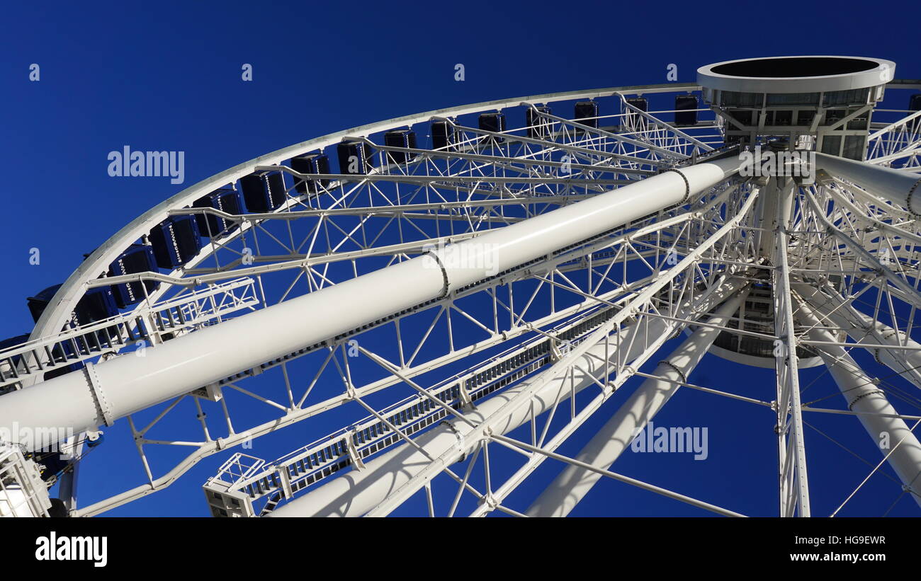 New Navy Pier Centennial Ferris Wheel Stock Photo