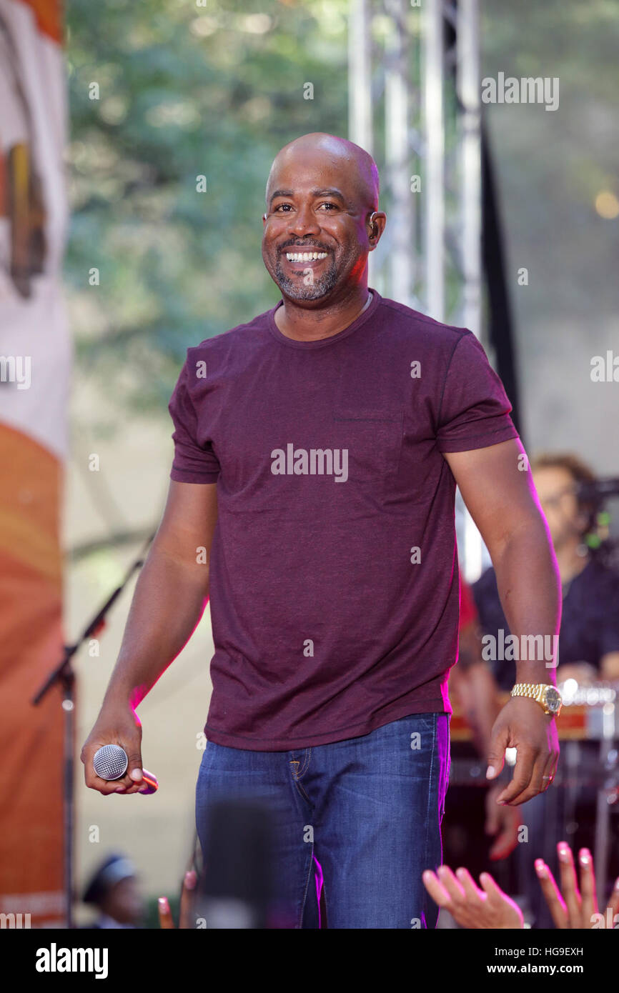 Darius Rucker performs on the Today Show during his 'Southern Style