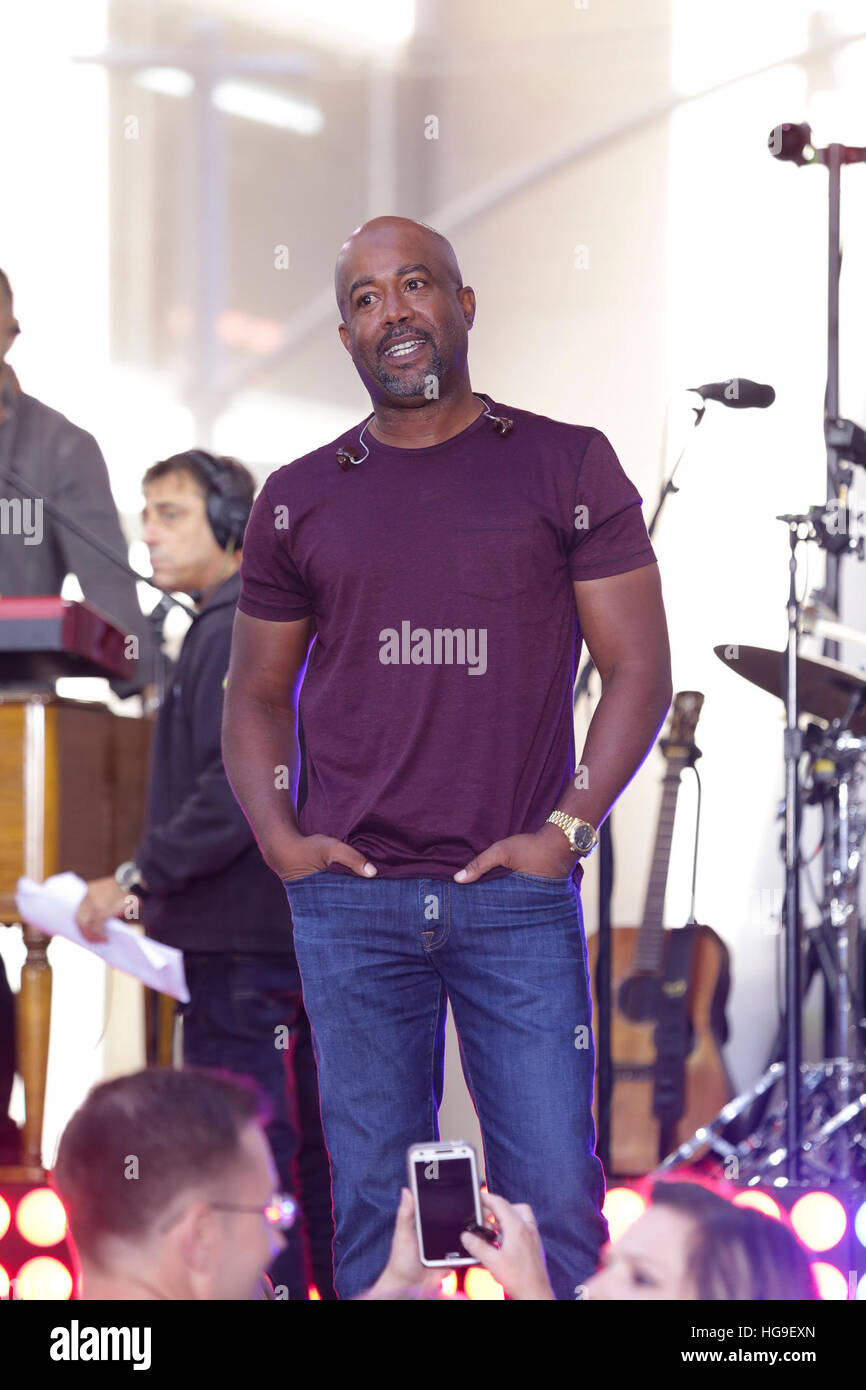 Darius Rucker performs on the Today Show during his 'Southern Style