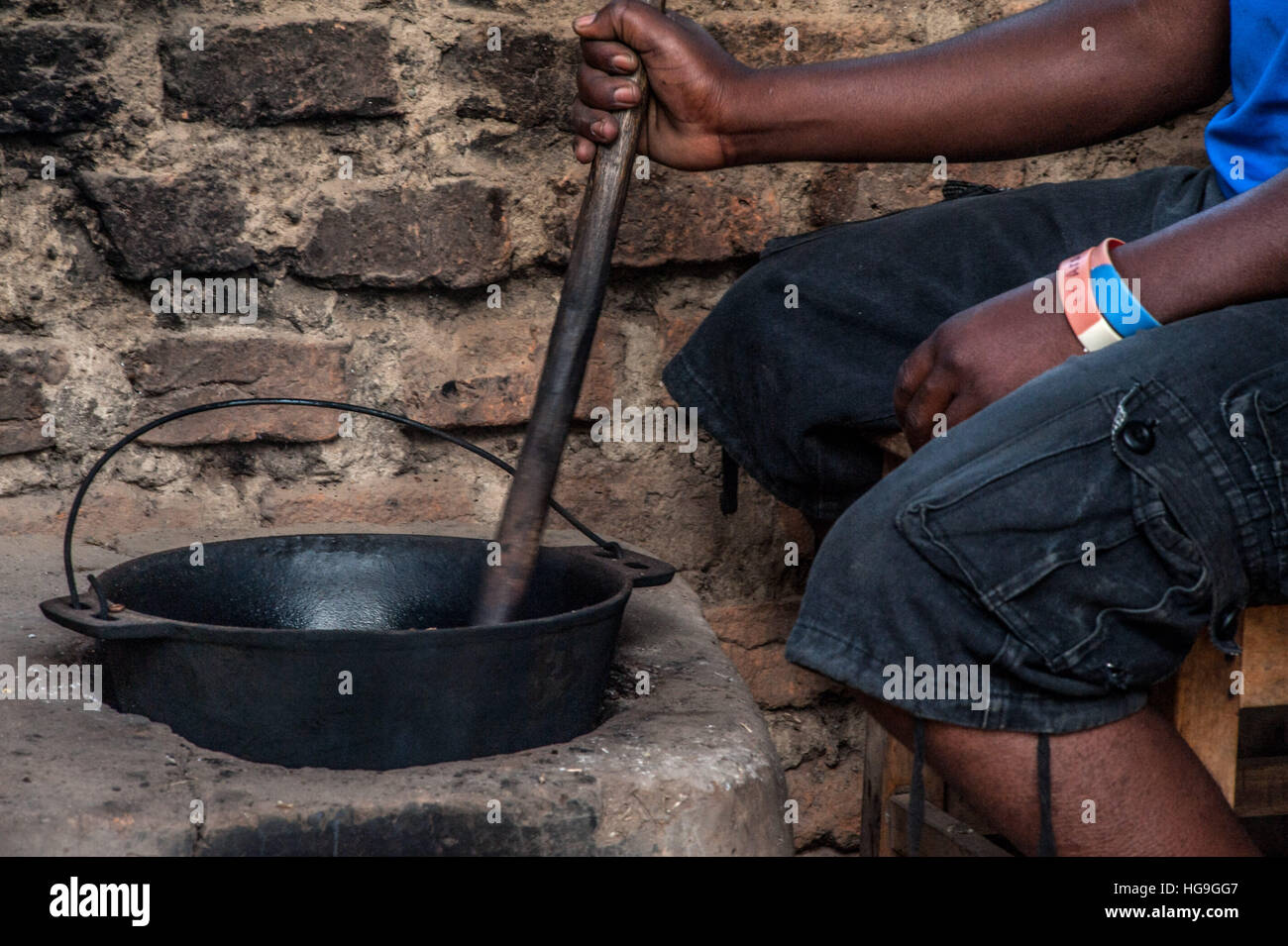 Coffee processing Eastern Uganda Stock Photo Alamy